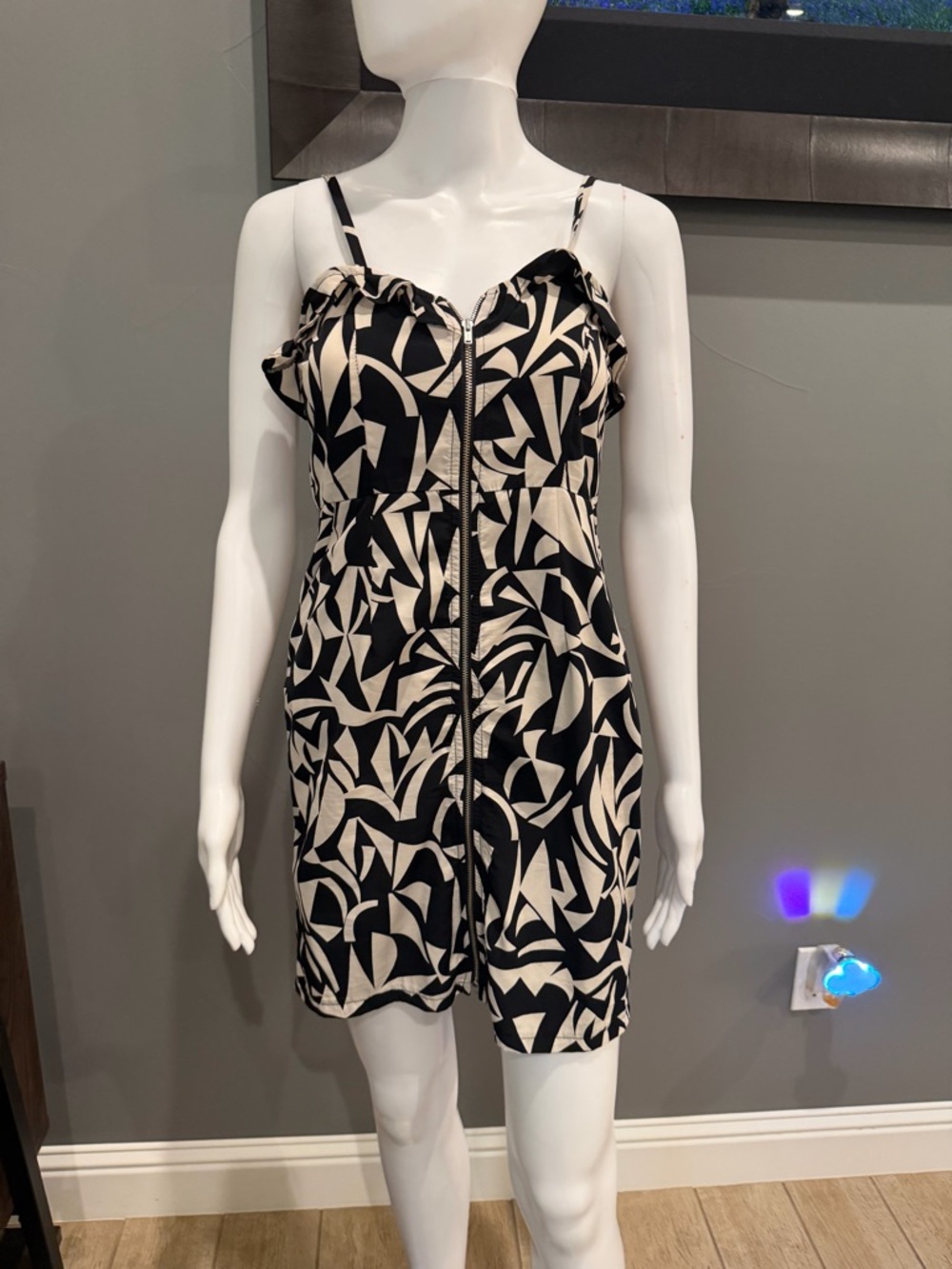 Audrey Black & White Dress - Small